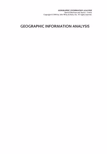 خرید و دانلود نسخه کامل کتاب Geographic Information Analysis, Second Edition