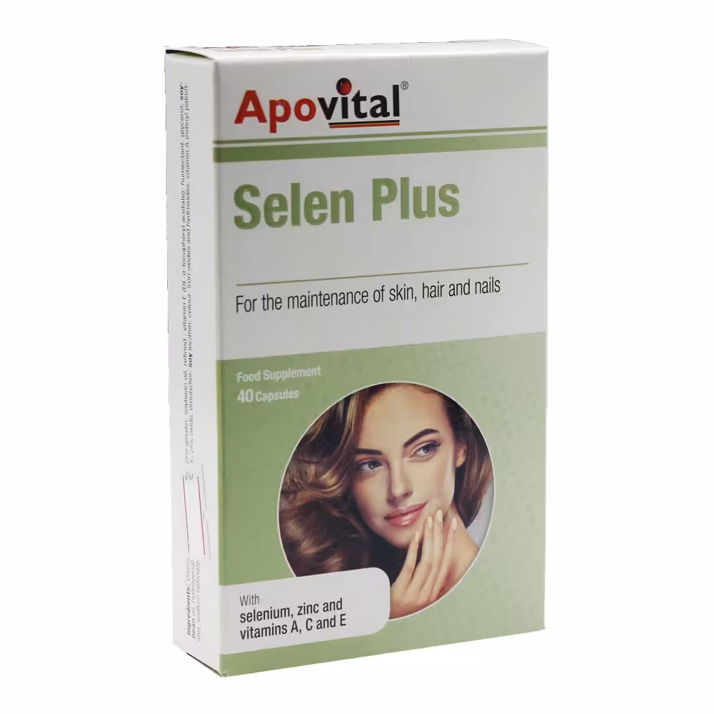 کپسول سلن پلاس آپوویتال 40 عددی