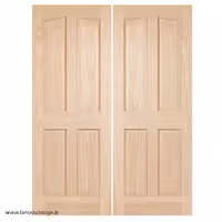 درب چوبی با رنگ و بافت طبیعی کد 4446