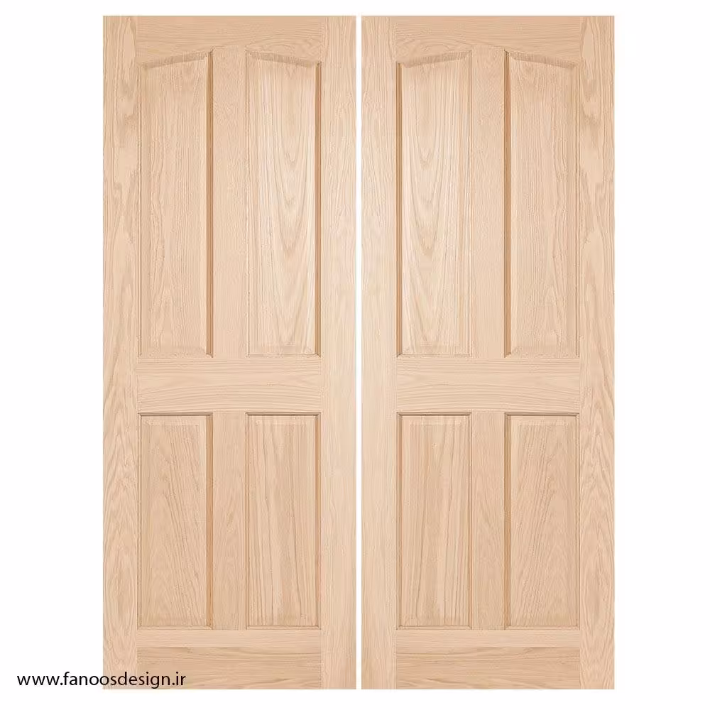 درب چوبی با رنگ و بافت طبیعی کد 4446