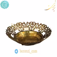 گز خوری طرح گل برنجی آنتیک کد 1488