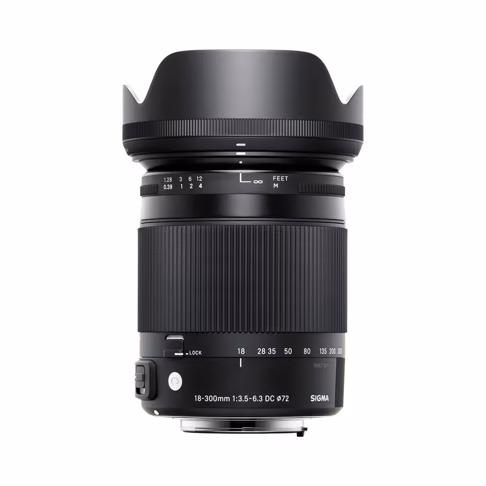 لنز دوربین عکاسی Sigma 18-300mm f3.5-6.3 DC MACRO OS HSM مانت نیکون