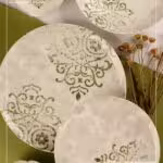 BVK بی وی کی  سرویس غذا خوری 6 نفره 29 پارچه سبز   VK717122