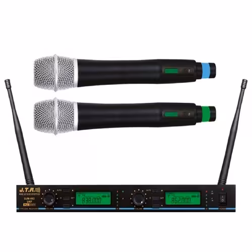 میکروفن بیسیم دو کانال دستی JTR UJM-882