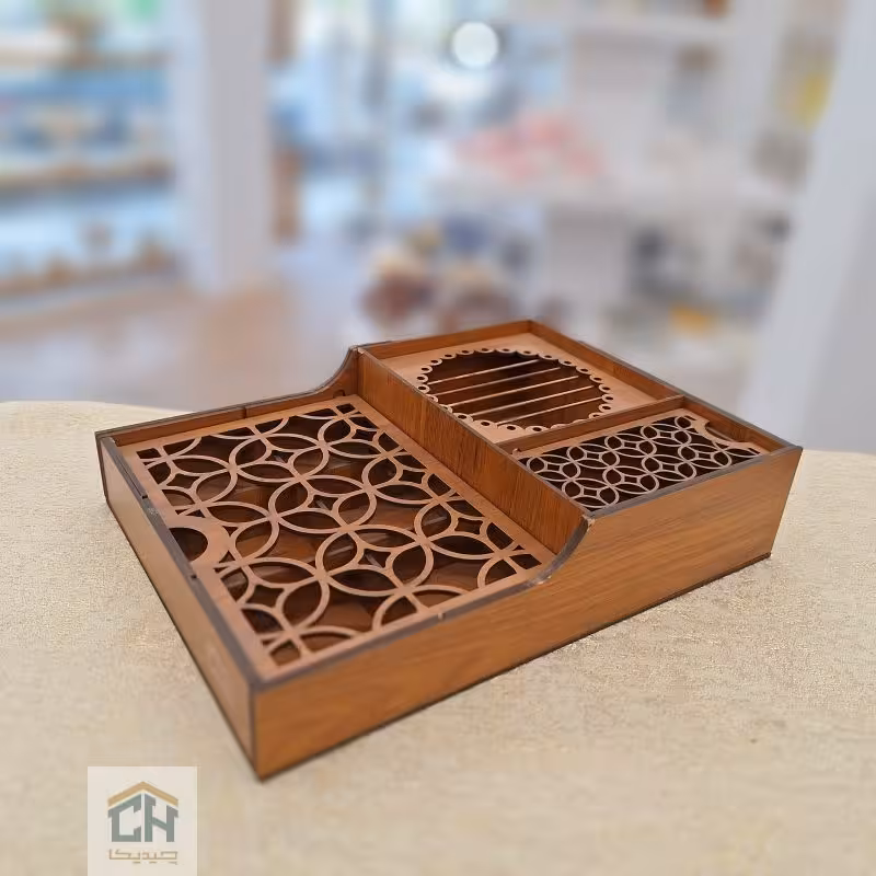 باکس پذیرایی چوبی وارمردار مدل 4097