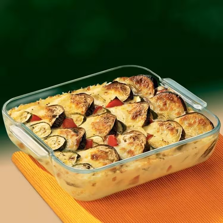 دیس مربع پیرکس پاشاباغچه -3200 سی  سی- کد BORCAM-59024