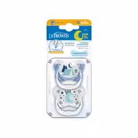 پستانک ارتودنسی شب تاب 6 تا 18 ماه  دکتر براون Dr Brown’s طرح جنگل و ماه بسته دو عددی