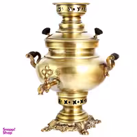 سماور زغالی کد 17010004 ظرفیت 4 لیتر