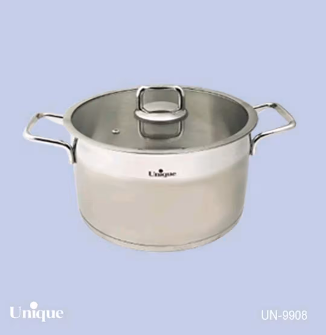 قابلمه تک استیل سایز 28 (فلت) یونیک کد UN-9908