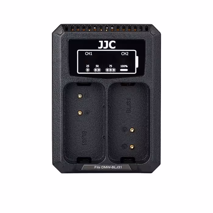 شارژر دوقلو USB باتری دوربین فوجی فیلم جی جی سی مدل DCH-BLJ31