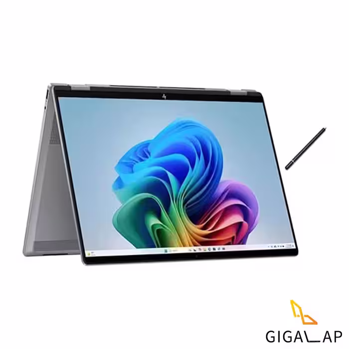 لپ تاپ HP OMNIBOOK X FLIP 14 مدل RAZEYN 5 AI340W 16GB 1TB SSD AMD VS NPU 14 FHD TUOCH X360