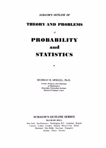 خرید و دانلود نسخه کامل کتاب Schaum's outline of theory and problems of probability and statistics