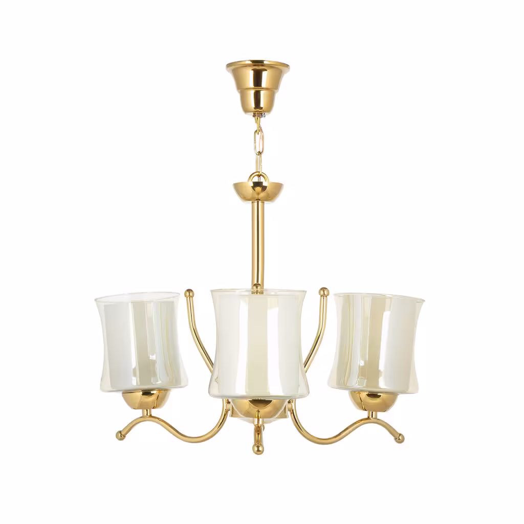 لوستر ۳ شعله چشمه نور کد A823/3-G