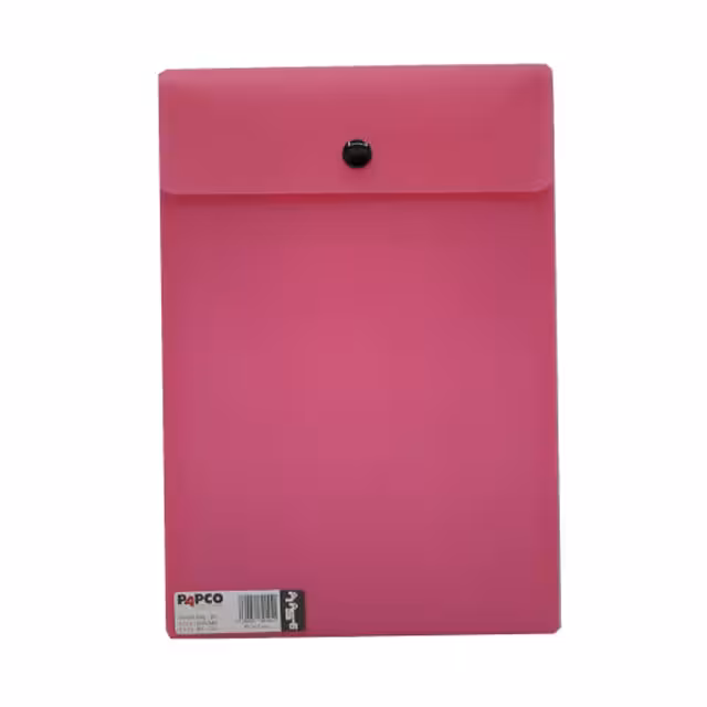 پوشه بالا بازشو پاپکو مدل دکمه دار کد B5-121