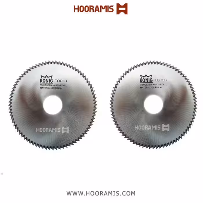 ست 2 عددی تیغ اره فولادی کوچک برش زهوار پلاستیک و  uPVC برند Konig Tools ترکیه به ابعاد 22*4*100- Z80