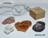 چراغ یوگا سنگ های کوارتز عقیق آراگونیت کلسیت