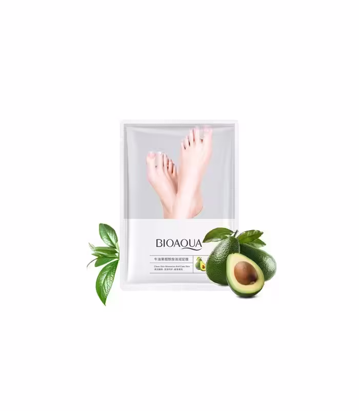 ماسک پا آووکادو بیواکوا Bioaqua Avocado Niacinamide Moisturizing Foot Mask