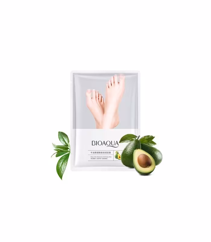 ماسک پا آووکادو بیواکوا Bioaqua Avocado Niacinamide Moisturizing Foot Mask