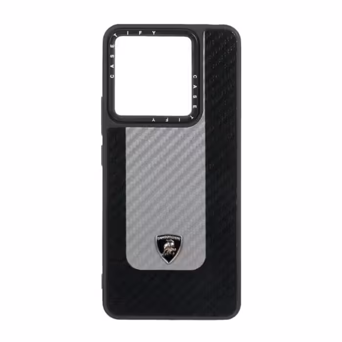 قاب طرح کربن Car Logo مدل Xiaomi Redmi Note 13 Pro 5G / Poco X6 5G – خاکستری-کد3861