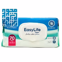قیمت و خرید دستمال مرطوب بزرگسالان ایزی لایف 70 عددی