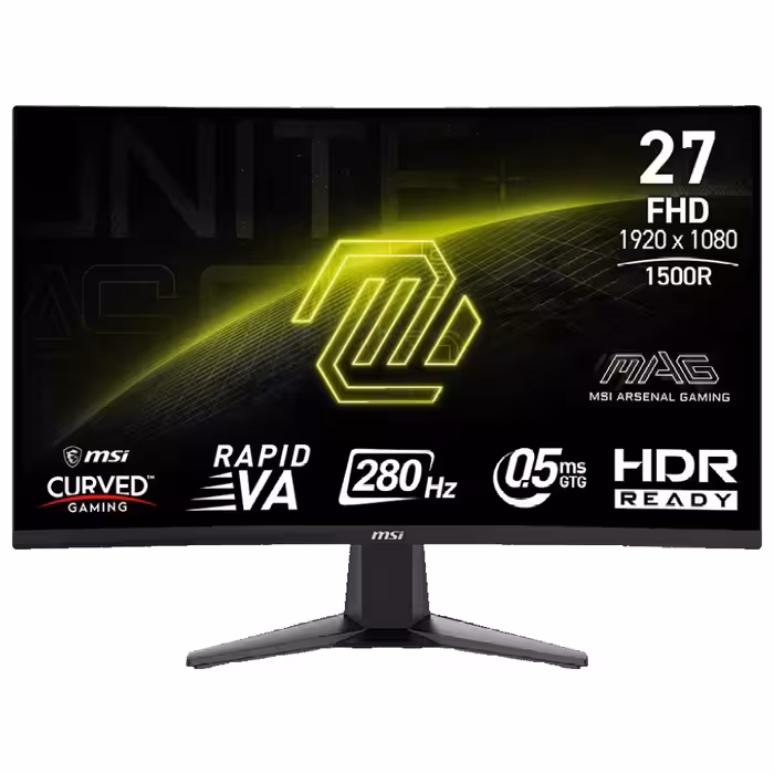 مانیتور خمیده 27 اینچ ام اس آی MAG276CXF FHD R-VA 280Hz 0.5ms
