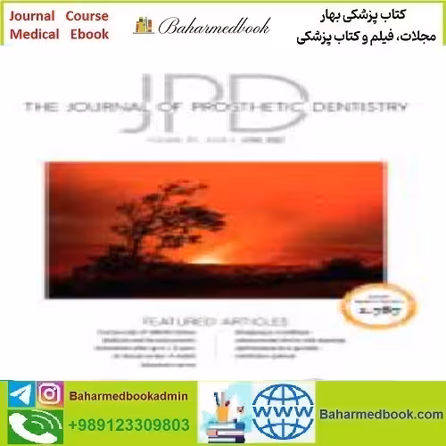 The Journal of Prosthetic Dentistry Volume 123 Issue 1 to 6 2020