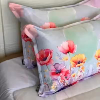 ست روتختی یک نفره طرح دشت گلها برند ایپک