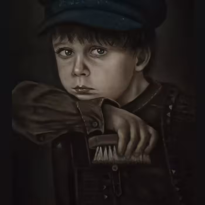 سفارش پرتره سیاه قلم چهره