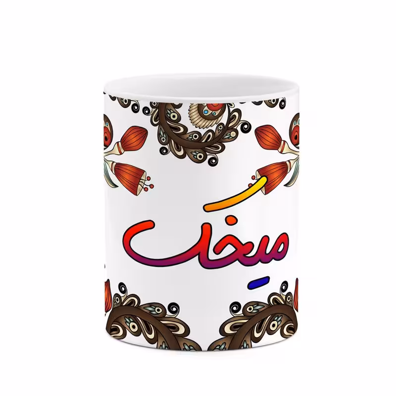 ماگ   اسم میخک  سنتی گل و بته کد mgh47858