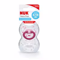 پستانک سیلیکون 18-6 ماه ناک nuk بسته دو عددی