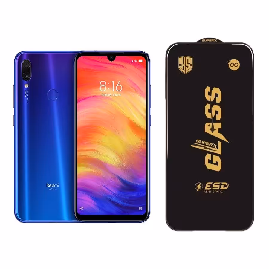 محافظ صفحه نمایش OG GLASS ESD مناسب برای گوشی موبایل شیائومی Redmi Note 7/ Note 7 Pro
