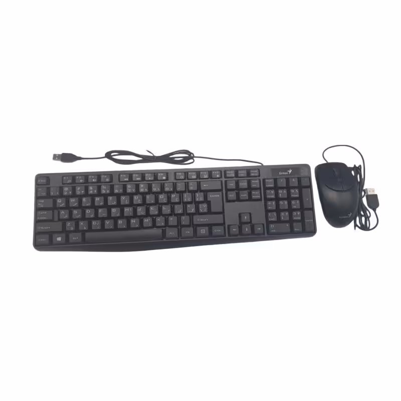 ست کیبورد و ماوس با سیم جنیوس مدل Genius KM-170