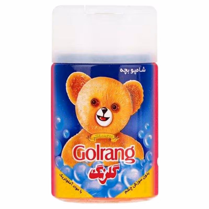 شامپو بچه خرسی گلرنگ حاوی ویتامین E و B5