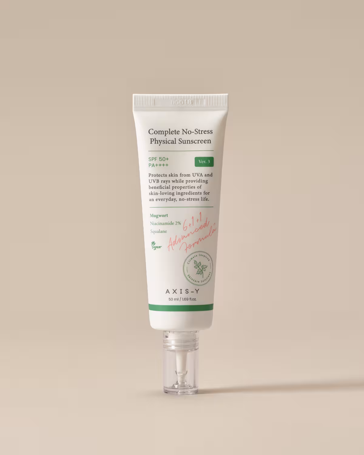 ضدآفتاب فیزیکی اکسیس وای AXIS-Y AXIS-Y Complete No-Stress Physical Sunscreen - 50 ml