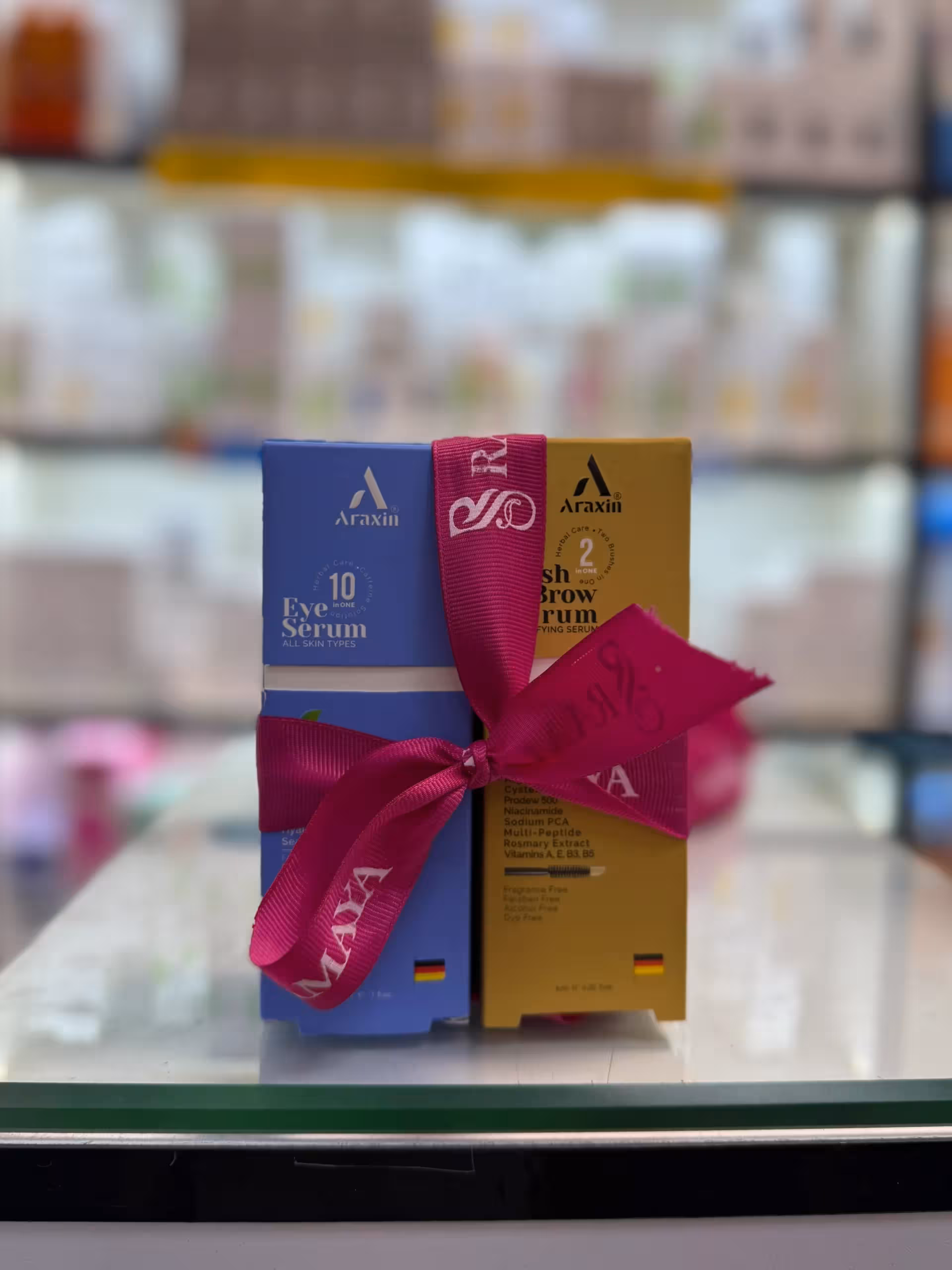 پک زیبایی چشم و ابرو آراکسین | مراقبت تخصصی برای نگاه درخشان