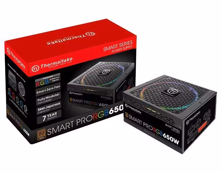 منبع تغذيه ترمالتیک مدل اسمارت پرو آر جی بی با توان 650 وات