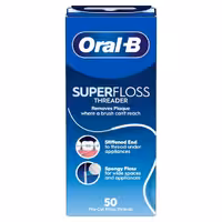 نخ دندان سوپرفلاس اورال بی Oral-B برای دندان های ارتودنسی شده