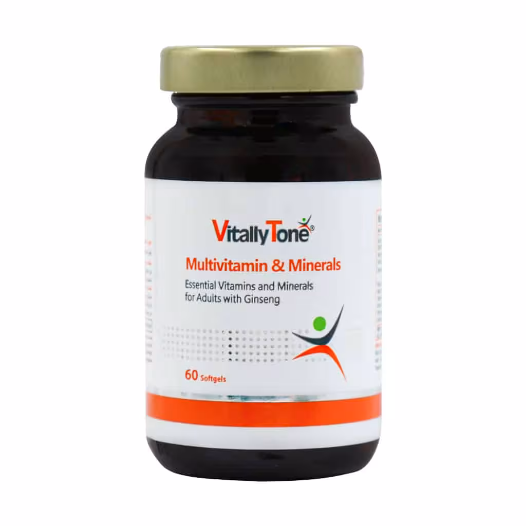 کپسول ژلاتینی مولتی ویتامین و مینرال ویتالی تون 60 عدد