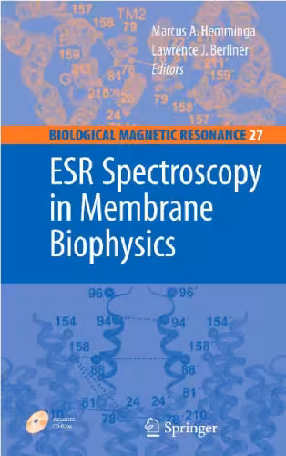 خرید و دانلود نسخه کامل کتاب ESR Spectroscopy in Membrane Biophysics