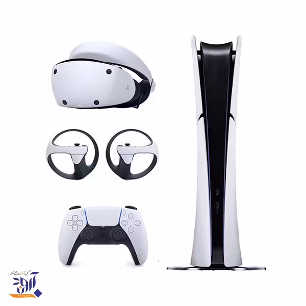 باندل کنسول بازی سونی مدل پلی استیشن 5 اسلیم دیجیتال 2015 آمریکا   هدست PS VR2