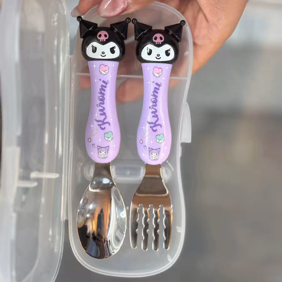 قاشق و چنگال بچه گانه فانتزی کد 09