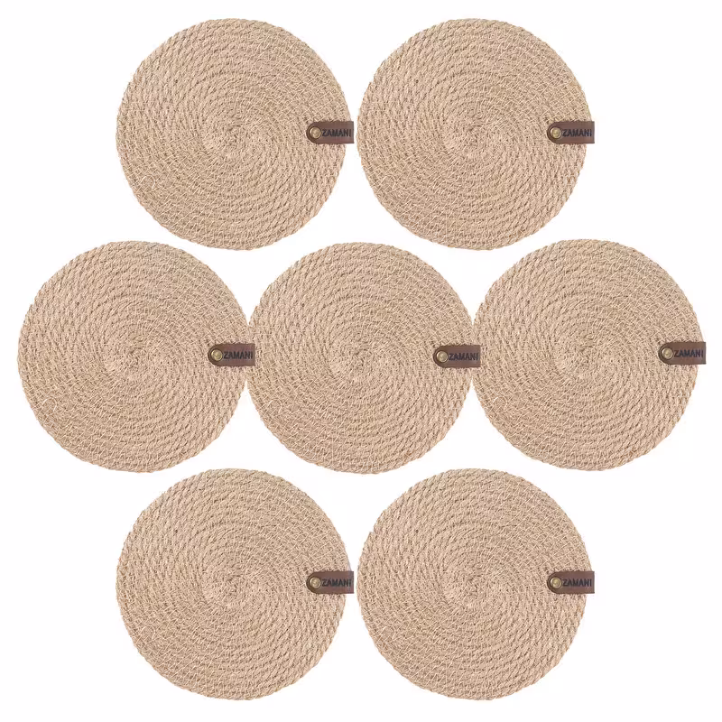 زیر لیوانی مدل کنفی دسته 7 عددی | کالا مکس