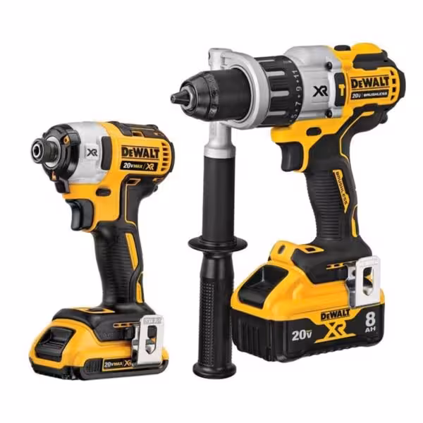 دریل پیچ گوشتی چکشی شارژی و پیچ بند ضربه ای دیوالت مدل DCD998   DCF887