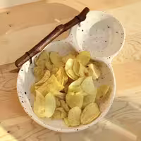 مزه خوری دو قولو ناهمسان سرویس کران سفید