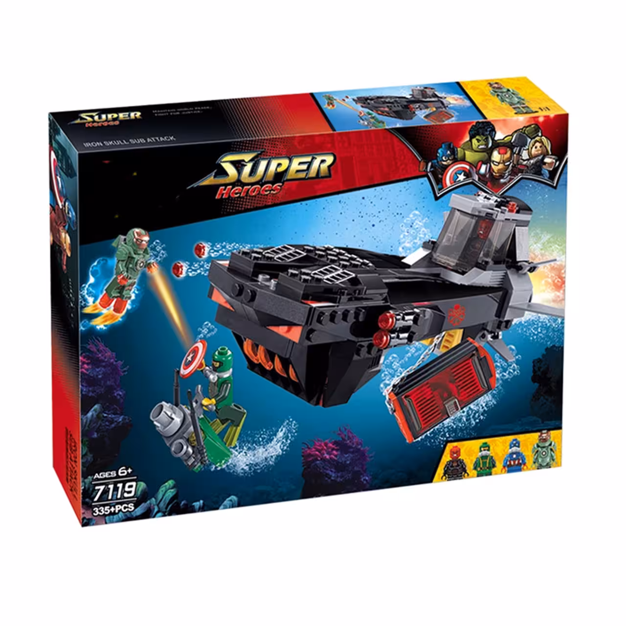 ساختنی لگو سوپر هیرو اونجر مدل 7119
