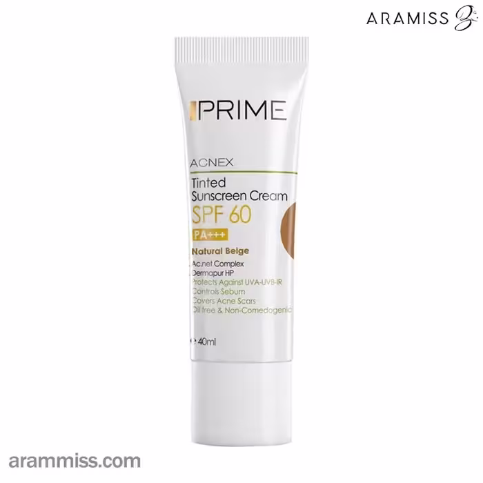 ضد آفتاب رنگی پوست چرب پرایم Prime Acnex SPF60