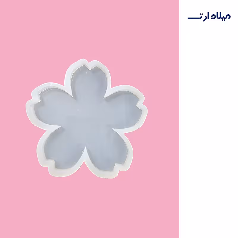 قالب سیلیکونی گل 5 پر لبه 7 قطر 13 سانت