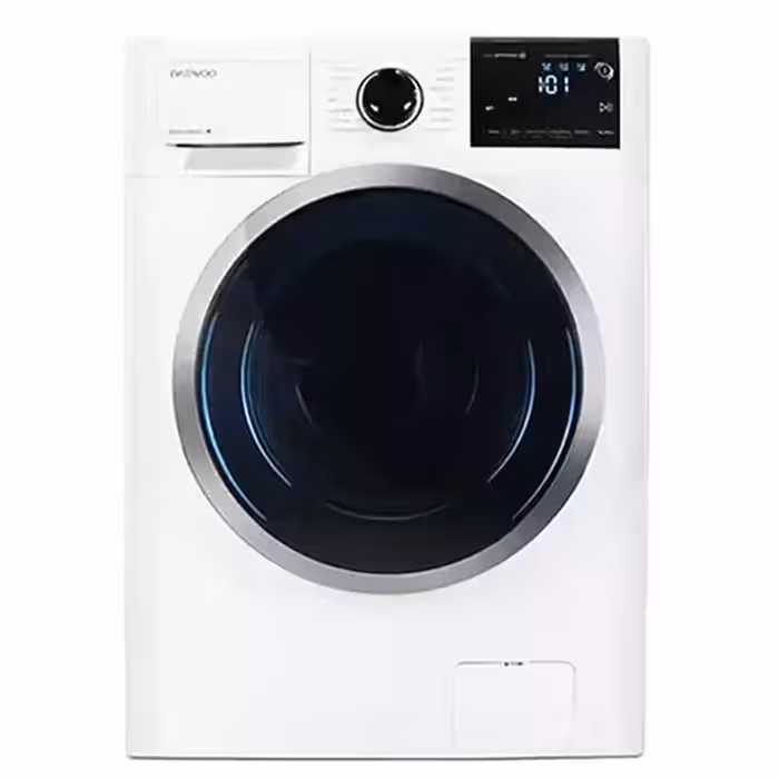 ماشین لباسشویی اتوماتیک دوو مدل LM-850WW ظرفیت 8 کیلوگرم سفید پنل سفید