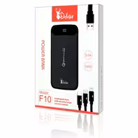 پاوربانک دلوین مدل F10 ظرفیت 12000 میلی آمپر کد2497