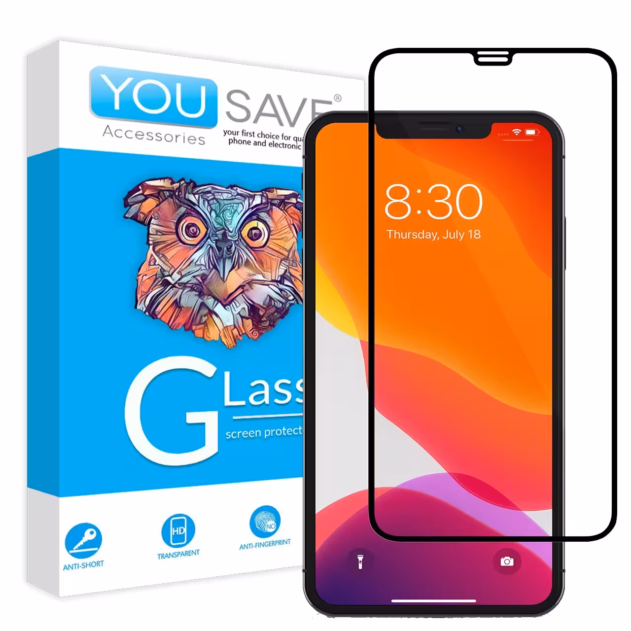 گلس سرامیکی مناسب برای گوشی اپل iphone xs max